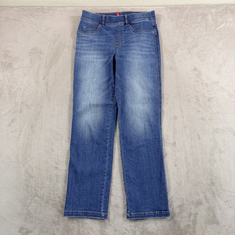 Spanx Straight Leg Jeans in Vintage Indigo Women Medium Tummy‎ Shaping - Picture 3 of 10